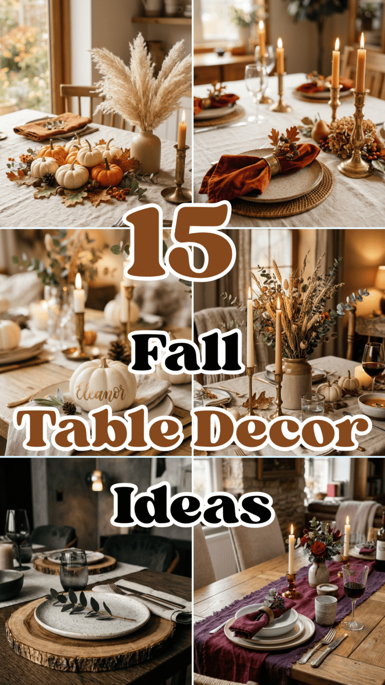 Fall Table Decor